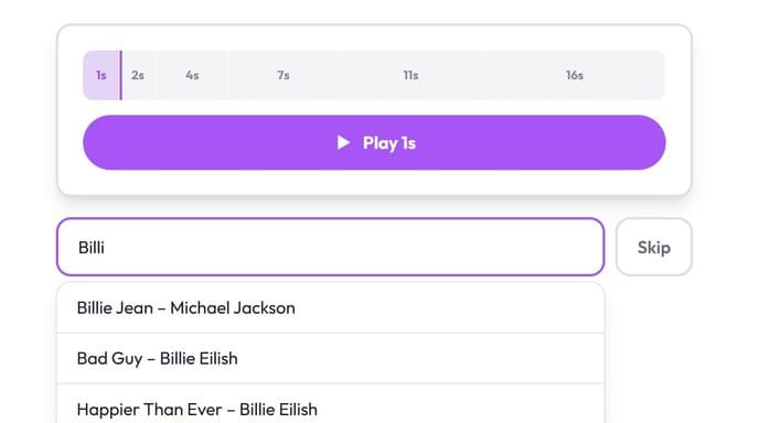 Heardle - guess the song